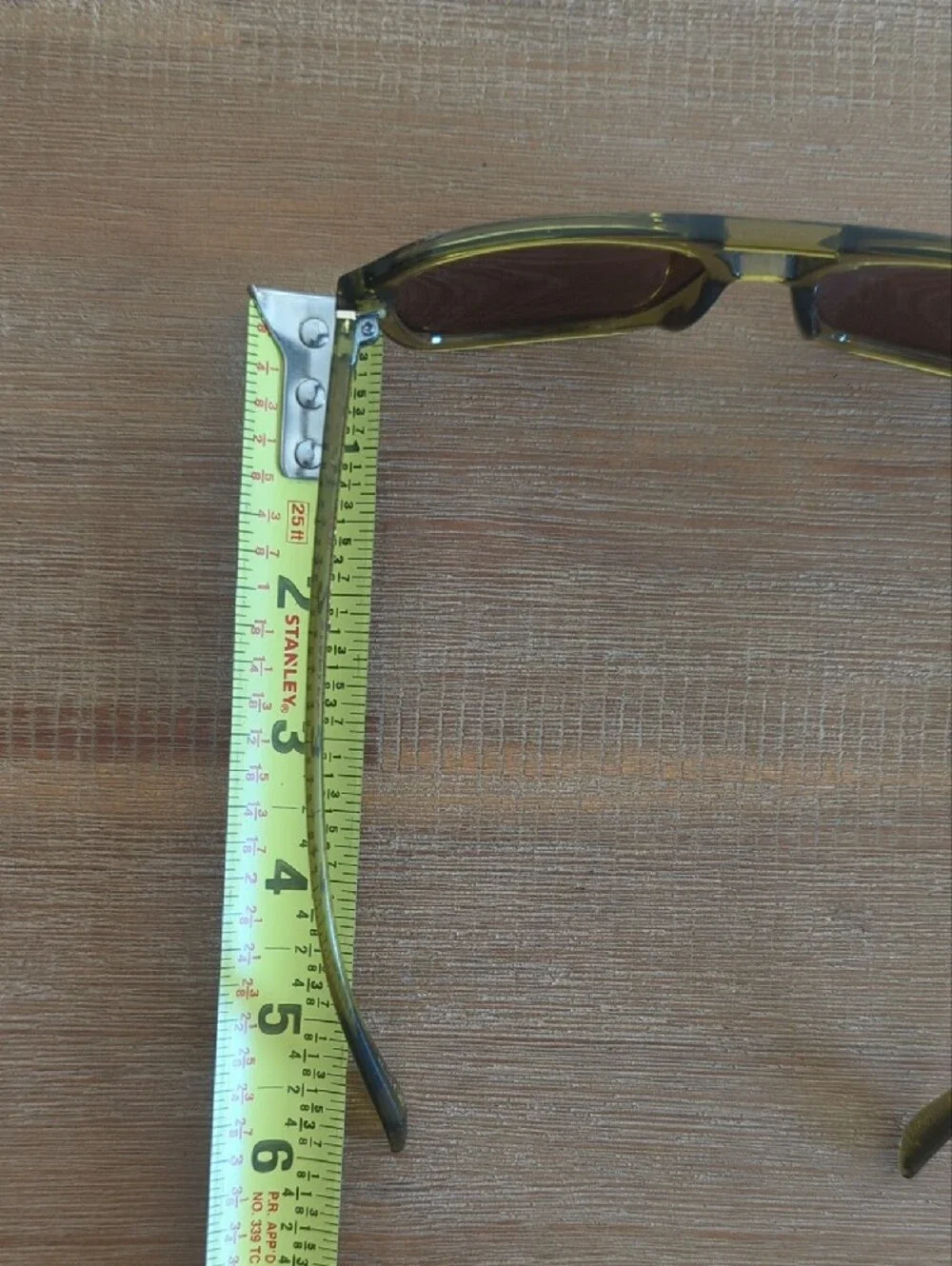I-Sea Green Transparent Frame Sunglasses with Brown Lenses